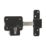 GateMate Black Double-Locking Euro Long Throw Lock 50mm