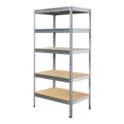 Essentials  5-Tier Metal Garage Shelving Unit 900mm x 600mm x 1800mm
