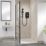 Triton Amala Black with Brushed Brass Accents 8.5kW  Electric Shower