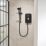 Triton Amala Black with Brushed Brass Accents 8.5kW  Electric Shower