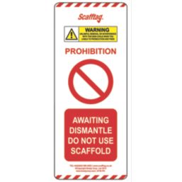 Scafftag  Scaffold Tag (Do Not Use) Inserts 10 Pack