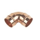 Flomasta  Brass Solder Ring Equal 90° Elbows 28mm 2 Pack