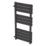 Flomasta Flat Bar 1000mm x 500mm 1576BTU Black Vertical Designer Radiator