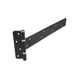 GateMate Black Powder-Coated Straight Heavy Tee Hinge 60mm x 180m x 180mm