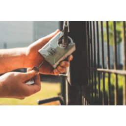 Smith & Locke  Steel  Water-Resistant Closed Shackle  Padlock 70mm