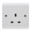 Crabtree Instinct 13A 1-Gang Unswitched Socket White