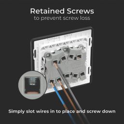 British General Evolve 20 A  16AX 3-Gang 2-Way Light Switch  Grey with Black Inserts