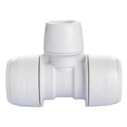 Hep2O  Plastic Push-Fit Reducing Keyless Tee 22mm x 22mm x 15mm 5 Pack