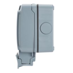 Contactum  IP66 13A 2-Gang 2-Pole Weatherproof Outdoor Switched Socket Outlet