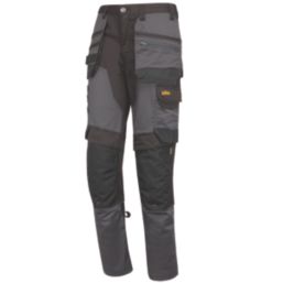 Site Bolden Stretch Holster Pocket Trousers Grey / Black 34