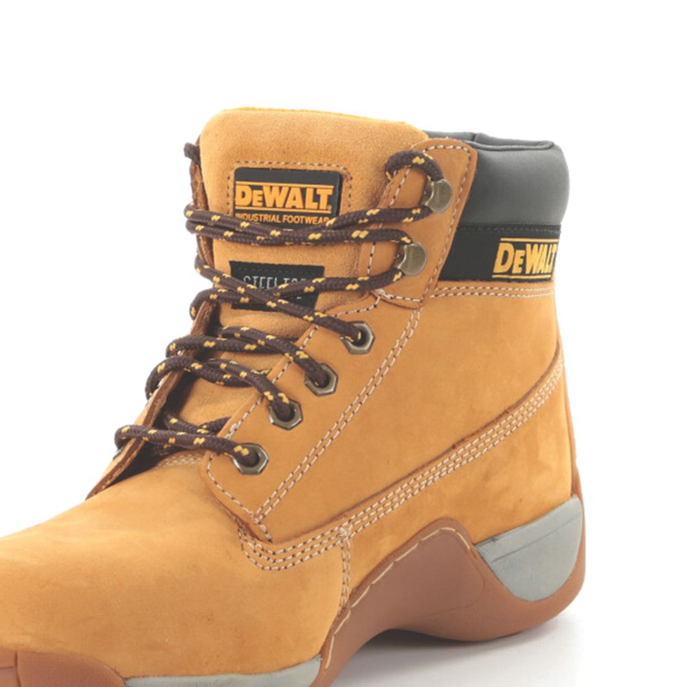 DeWalt Apprentice Safety Boots Wheat Size 6 Screwfix