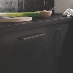 Essentials Golpar D Handles Matt Black 233mm 2 Pieces