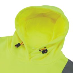 Scruffs  Hi-Vis Hoodie Yellow / Navy X Large 51" Chest