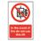 Essentials  Non Photoluminescent "Fire Do Not Use Lift" Sign 200mm x 300mm