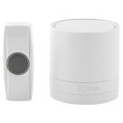 Byron  Plug-In Wireless Door Chime Kit White