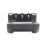 FloPlast Cast Iron Effect uPVC Half Round Union Bracket Black 112mm