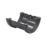 FloPlast Cast Iron Effect uPVC Half Round Union Bracket Black 112mm