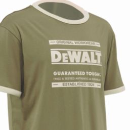 DEWALT Bakesfield Short Sleeve T-Shirts Olive / Navy 2X Large 48" Chest 2 Pack