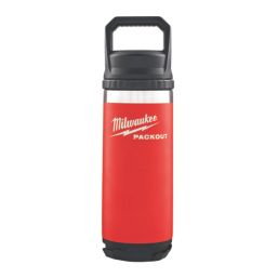 Milwaukee Packout Bottle with Chug Lid 532ml Red