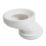 Flomasta  Rigid 25mm Offset Pan Connector White 147mm