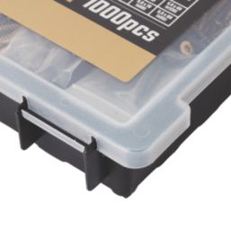 Turbo TX  TX Double-Countersunk Multi-Purpose Screw Grab Pack 1000 Pieces