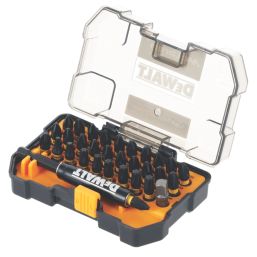 DEWALT McLaren F1 Team 6.35mm Hex Shank Mixed Impact Ready Torsion Screwdriver Bit Set 32 Pieces