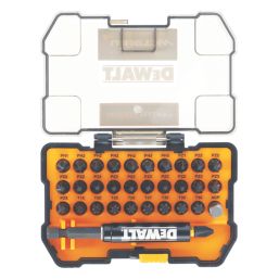 DEWALT McLaren F1 Team 6.35mm Hex Shank Mixed Impact Ready Torsion Screwdriver Bit Set 32 Pieces