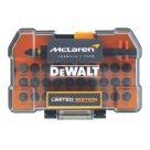 DEWALT McLaren F1 Team 6.35mm Hex Shank Mixed Impact Ready Torsion Screwdriver Bit Set 32 Pieces