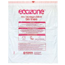 HG  White Large Bin Liners 60Ltr 20 Pack