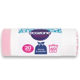 HG  White Large Bin Liners 60Ltr 20 Pack