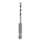 Titan  Hex Shank Double-Flute Brad Point Wood Drill Bit 3mm x 79mm