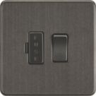 Knightsbridge  13A Switched Fused Spur  Smoked Bronze