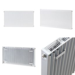 Flomasta 600mm x 1200mm 3893BTU White Type 11 Convector Radiator