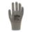 Site  PU Palm Touchscreen Gloves Grey Medium