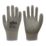 Site  PU Palm Touchscreen Gloves Grey Medium