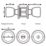 ERA  Privacy Lock Set Satin Stainless Steel 67mm