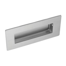 Eurospec Rectangular Flush Pull Handle 102mm Satin Stainless Steel