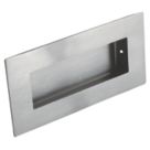 Eurospec Rectangular Flush Pull Handle 102mm Satin Stainless Steel