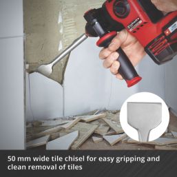 Einhell  SDS Plus Shank Chisel Bit Set 4 Pieces