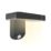 Calex  Outdoor LED Smart Solar Wall Light With PIR Sensor Black 250lm