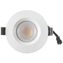 4lite  Fixed  Fire Rated LED CCT Downlight Matt White 7W 640-730lm