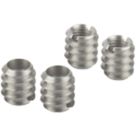 Suki Drill-In Threaded Sockets M8 x 12.5mm 4 Pack