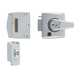 ERA 1830-37-1  Double Locking Night Latch Polished Chrome 40mm Backset