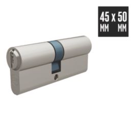 Smith & Locke  6-Pin Cylinder Lock 45-50 (95mm) Satin Nickel
