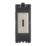 Contactum  20AX Grid SP Key Switch Brushed Steel  with Black Inserts