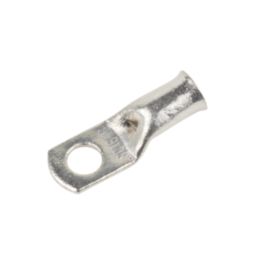 Essentials Non-Insulated Metallic 6mm Ring Copper Tube Lugs 10 Pack