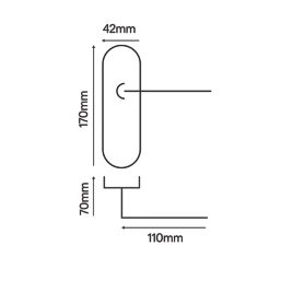 Smith & Locke Corfe Fire Rated Euro Lock Door Handles Pair Satin Chrome