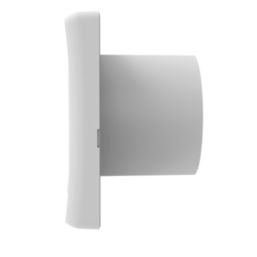 Manrose Quiet Fan X5/ QF100PIRX5OP 100mm (4") Axial Bathroom Extractor Fan with Timer White 220-240V