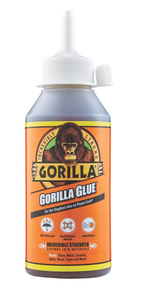 Gorilla Glue Polyurethane Adhesive 250ml Screwfix