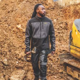 DEWALT Winslow Fleece Grey/Black Medium 43" Chest